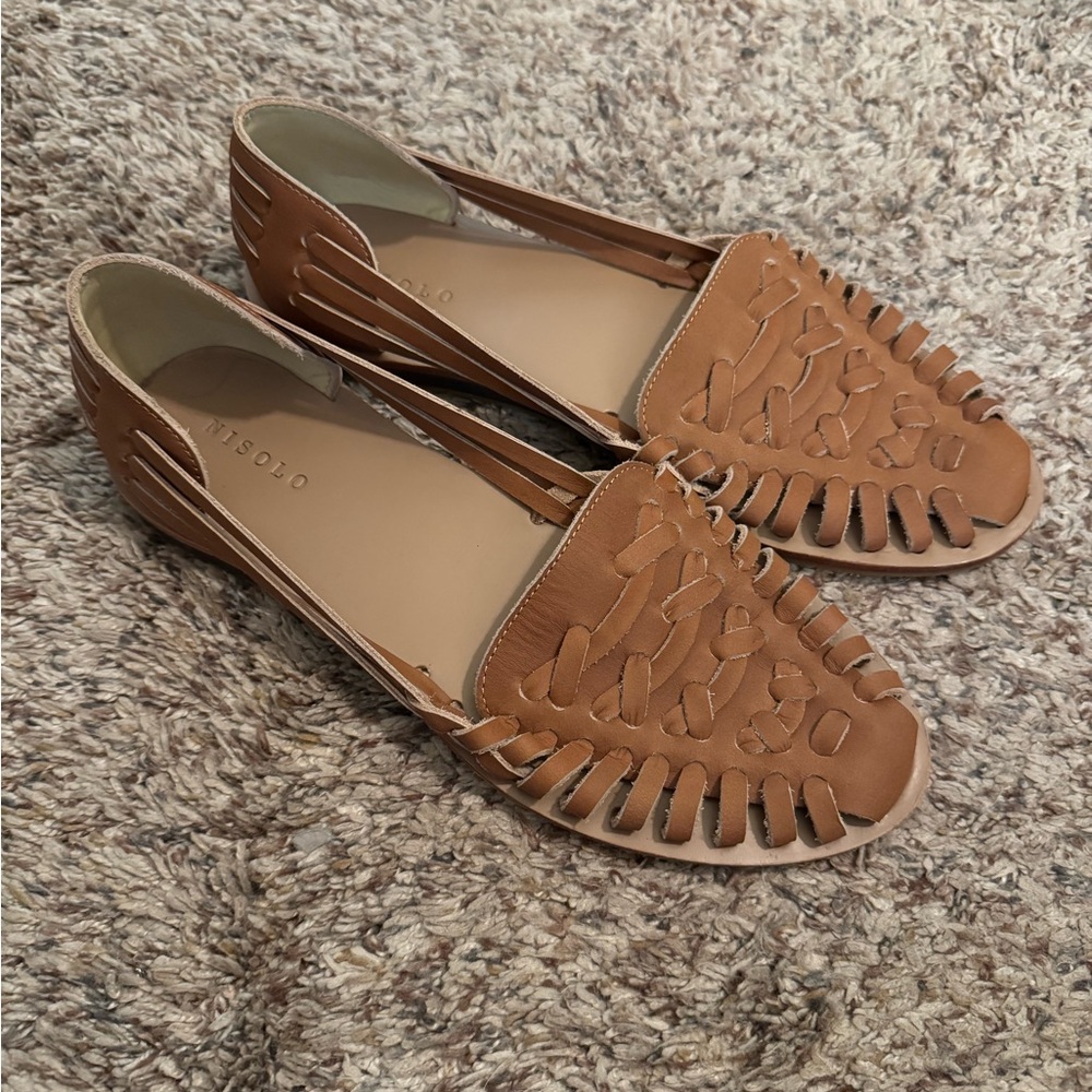 Nisolo Tan Leather Sandals